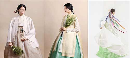 한국의상 백옥수 디자이너 주요의상 