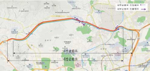 내부순환로 홍지문터널길음IC 구간