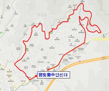 8003번 노선 평창동