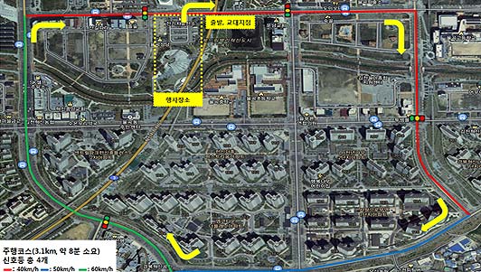 주행경로 경북혁신도시 일반도로약 31 8분 15초 소요 활용