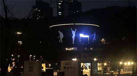 미디어파사드댄싱 걸 인 서울Dancing Girl in Seoul