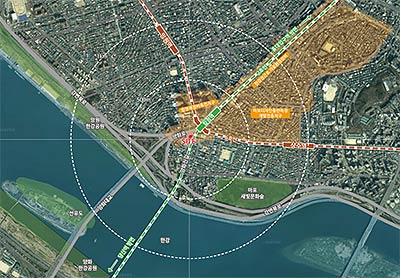 합정7 재정비촉진구역 도시정비형 위치도배치 