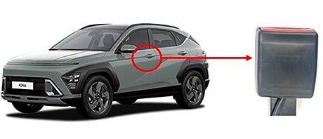 코나 SX2결함장치좌석안전띠 버클