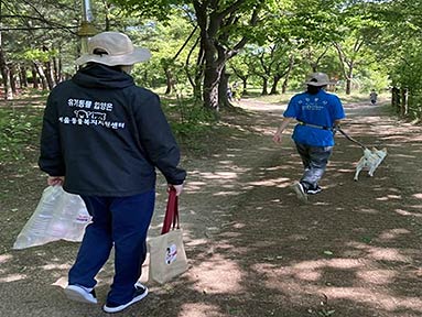 반려견 산책 멍멍산책 예시