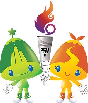 경기도체육대회 마스코트횃불1