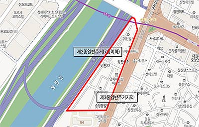  모아타운 대상지 선정지역 현황 성동구 송정동 973 일원면적31165