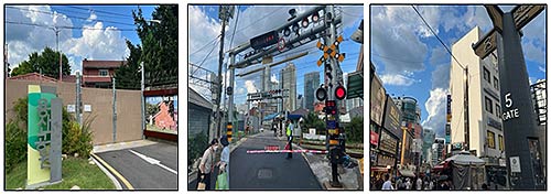  신규 코스 명소 사진 용산공원좌측 항동철길가운데 남대문시장우측