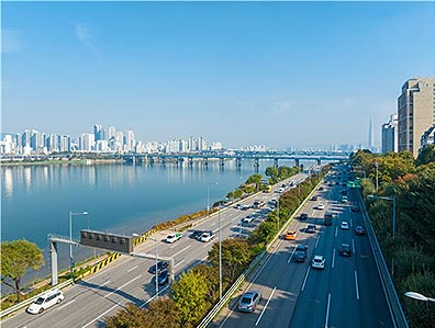 올림픽대로 전경