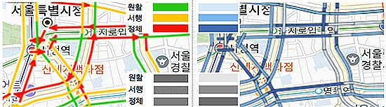 일반지도   색각이상자용 지도