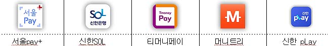 서울사랑상품권 구매 결제앱5개