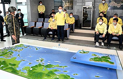 지난해10월연평도안보상황점검