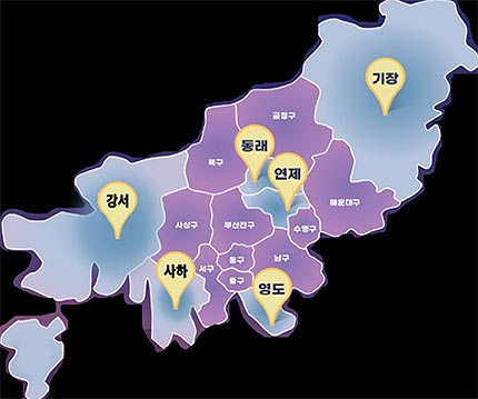 부산 달빛어린이병원 현황위치도