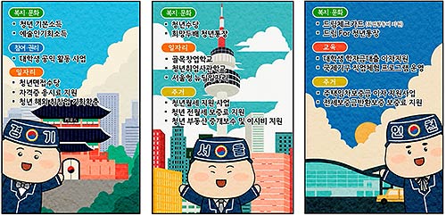 지자체 청년정책 소개 애니메이션 갈무리