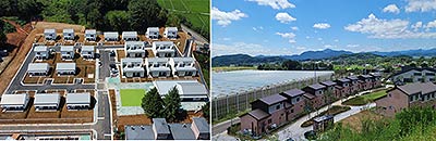 청년농촌보금자리 완료지구 전경고흥 상주