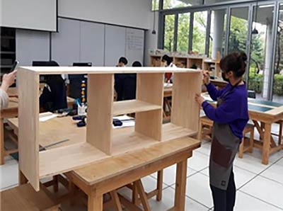 인천대공원사업소 가구목공 특강 운영