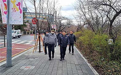  여의도 봄꽃축제 현장점검