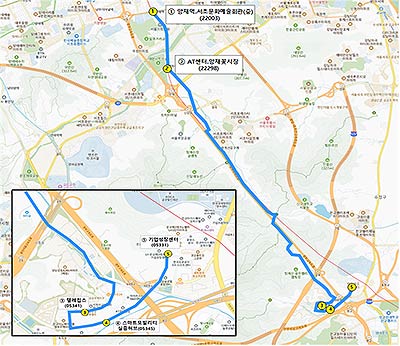 서울07번양재역성남 판교제2테크노밸리