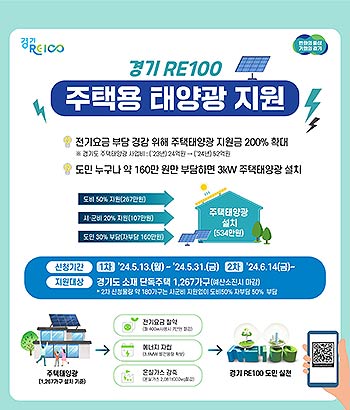 사진자료경기도청주택태양광지원사업포스터