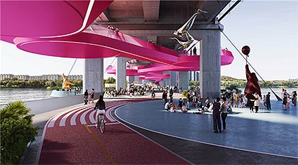  설계공모 당선작The Longest Gallery 이미지