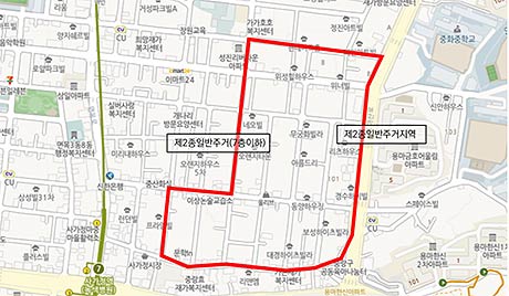 모아타운 대상지 선정지역 현황 중랑구 면목38동 4531 일원 면적약 83057