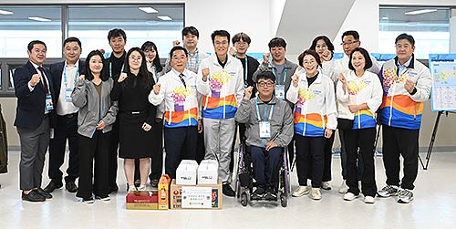 제18회전국장애학생체전 상황실 격려 방문1
