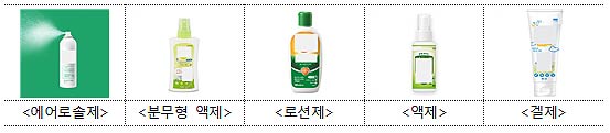 모기기피제 제품 예시 