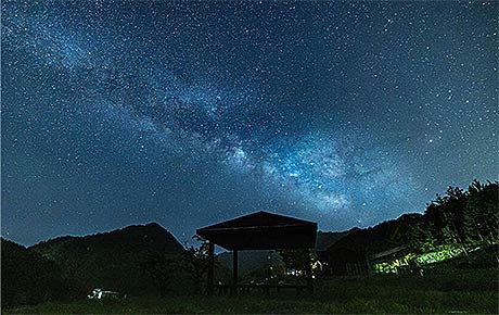 생태공원의 밤하늘