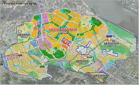 사업시행 후 통합 도시공간 완성