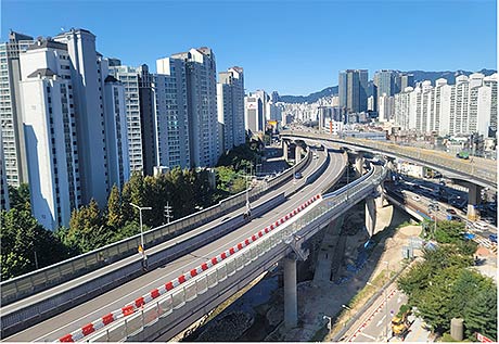 신설 진출램프월곡IC정릉 방면
