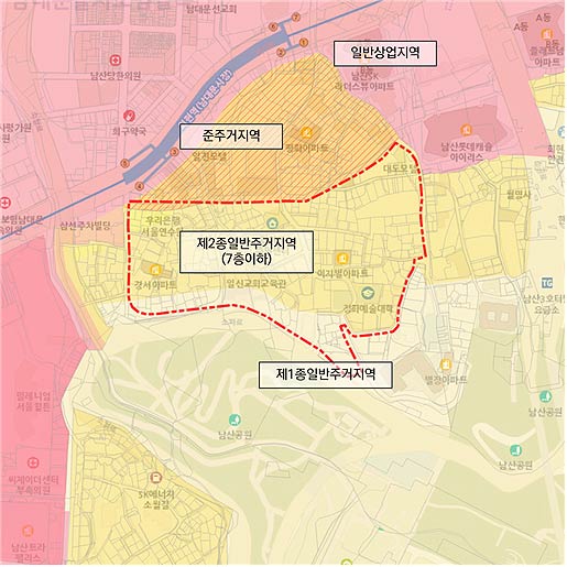  휴먼타운 20 사업대상 후보지 선정지역 위치도 중구 회현동1가 164 일대