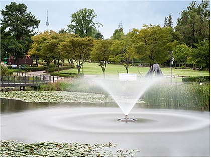 용산가족공원의 풍경