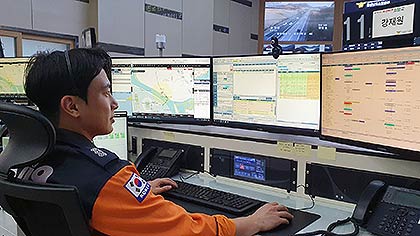 AI기반신고접수시스템운영모습