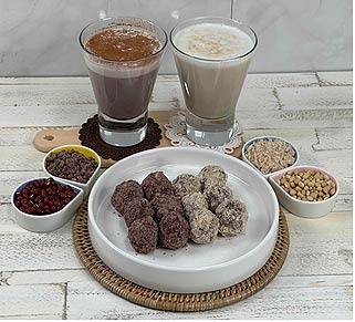 수수팥떡과 팥라테