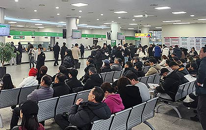 용인운전면허시험장 12월 전경