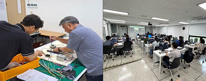 2024년 4050직업훈련 현장사진   2024년 디지털직무역량강화 교육 현장사진