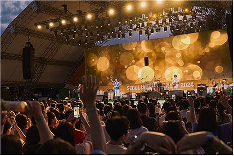 노들섬에서 개최된  2024 서울뮤직페스티벌 사진