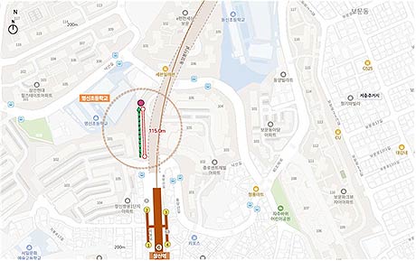 대상지별 위치도  종로구 숭인동 22창신역 인근