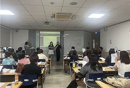 77월 청각장애인 요양보호사 양성과정 운영 사진