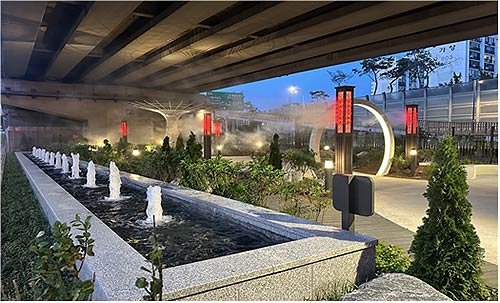 고가 아래 물빛정원강서구