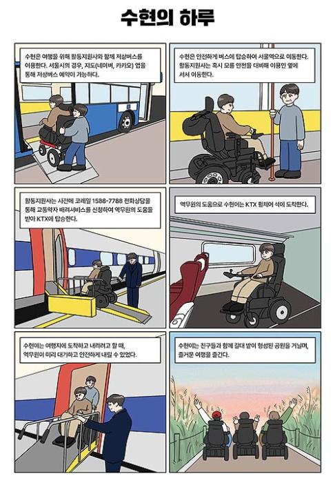 활동지원사 보수교육교재 뇌병변장애인 삽화