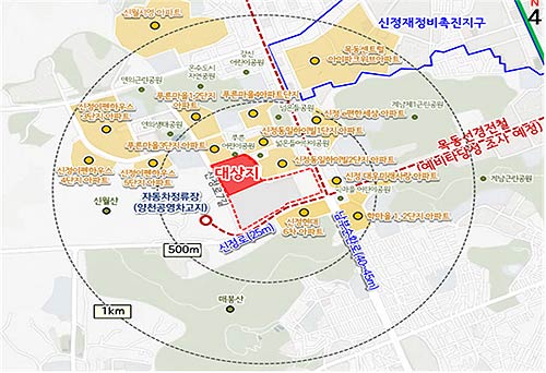 서부트럭터미널 도시첨단물류단지위 치 도