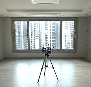 신축공동주택 실내공기질 오염도 검사 사진