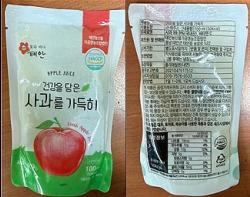 납 기준 초과 검출된 '과·채주스' 회수 조치 기사 이미지