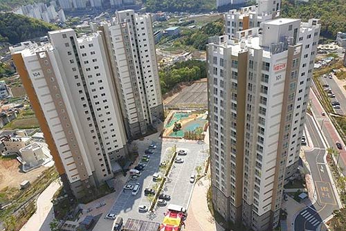 거제시 소재장기 공공임대주택전경