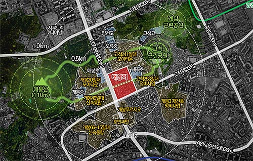 개봉동 1201일대 재개발 지역