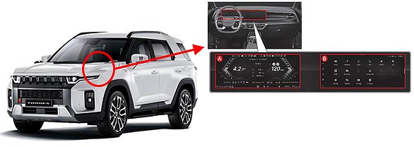 케이지모빌리티주 대상자동차토레스 결함장치계기판 디스플레이