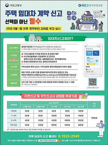 주택임대차신고제 홍보 포스터