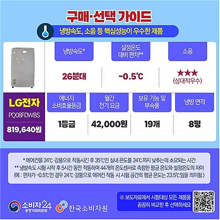 가정용 이동식 에어컨 구매선택 가이드