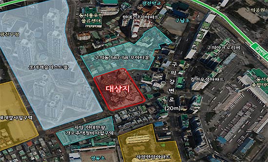 한양연립 일대 모아주택 사업가로주택정비사업
