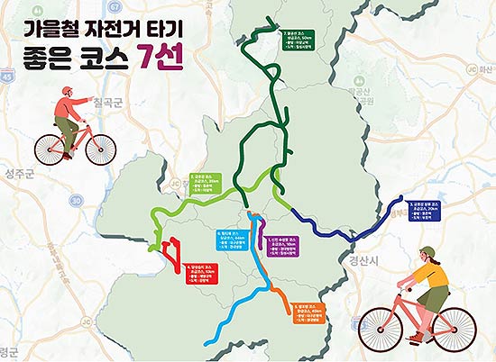 테마별 자전거길 추천 코스